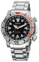 Seiko Men's SNM035 Automatic Dive Silver-Tone Watch