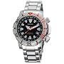 Seiko Men's SNM035 Automatic Dive Silver-Tone Watch