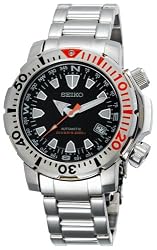 Seiko Men's SNM035 Automatic Dive Silver-Tone Watch