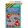 Differential Equations (Cliffs Quick Review)
