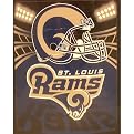 St. Louis Rams Fleece Throws - Blue (50x60")