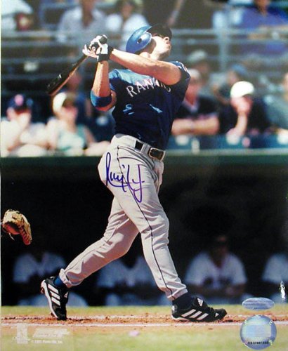 Rickey Ledee Texas Rangers - Action - 8x10 Autographed Photograph