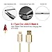 USB Type C Cable, VANDESAIL® USB C 3.1 to USB A 2.0 Male Cable Nylon Braided with Gold Plated Connector for New Macbook 12 inch, Oneplus 2, Nokia N1 Tablet, Google ChromeBook and other Device