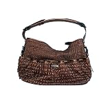 Authentic Burberry Elgin Copper Leather Hobo Shoulder Handbag