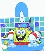 SpongeBob Squarepants Swim Team Hooded Towel