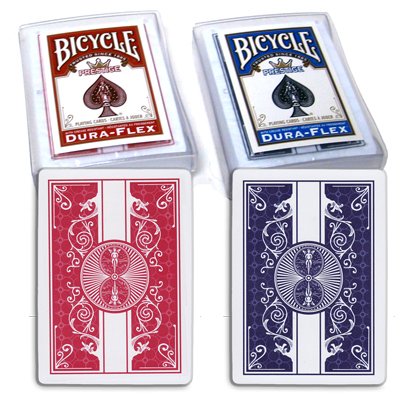 DuraFlex 100% Plastic Playing Cards by Bicycle - 2 Decks On Sale