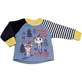 2016年 秋冬 ZOOMIC ズーミック 裏起毛 スキープリント クレイジー 長袖トレーナー 胴サックス◇90cm