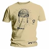 Flight Of The Conchords Jermaine Face Beige Mens t-shirt Beige