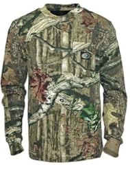 Apparel: Walls 56091MI9 Mens Long Sleeve T-Shirt Hunting Shirt Mossy Oak Infinity 4X - Walls Industries