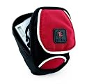 Tuff-Luv "Pocket-bag" Digital camera bag case cover &  Microfibre lens cloth / colour: Red / compatible with (Kodak EasyShare  M380 M340 M320 C180 C140 C1013 C310 C330 C340 C503 C513 C530 C533 C613  C643 C653 C663 C743 C763 C875 M1033 M1063 M1073 IS M1093 IS M753 M763  M853 M863 M873 m883 M893 IS V1003 V1073 V1233 V1253 V1273 V530 V550 V570  V603 V705 V803 Z1275 Z1285 Z885 Zi6 M381 M341 M420 C190 C182 C142 M530  M550 M575 M580 SLICE)