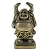 Little Buddha Meditating Brass Statue Sculpture