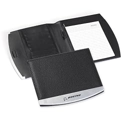 Metal/PVC Small Padfolio