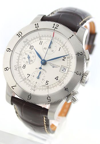 ロンジン LONGINES ヘリテージ アリゲーターレザー メンズ L2.741.4.73.2[並行輸入品]