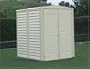 DuraMax Model 00711 5x5 YardMate Vinyl Storage Shed with floor