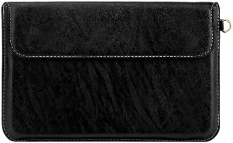 Faux Leather Sleeve Cover w/ Kickstand for HP Slate 7 Extreme / Plus / HD 4G / Mesquite / Beats Special Edition / VoiceTab / VoiceTab Ultra 7 inch Tablets (Black)