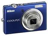 Nikon Coolpix S570 Digitalkamera (12 Megapixel, 5-fach Zoom, 6,9 cm (2,7 Zoll) Display) blau - 