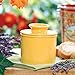 The Original Butter Bell Crock by L. Tremain, Retro & Matte Collection - Golden Yellow