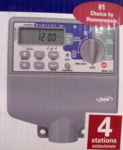 Amazon.com : Orbit Dual Program Sprinkler Timer (Indoor) 4 Stations