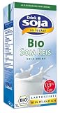 Drink Soja Soja Reis Drink + Kalzium, 12er Pack (12 x 1000 ml Packung) - Bio