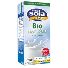 Drink Soja Soja Reis Drink + Kalzium, 12er Pack (12 x 1000 ml Packung) - Bio