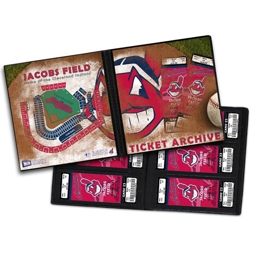 Cleveland Indians Ticket Album, Holds 96 Tickets