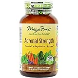 MegaFood - Adrenal Strength, Promotes Healthy Endocrine Function to Support the Adrenals, 90 Tablets (Premium Packaging)