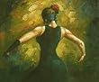 flamenco dancer painting