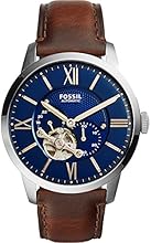 Fossil Men's ME3110 Townsman Analog Display Automatic Self Wind Brown Watch