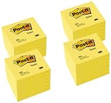 Produkt-Bild: Post-It Haftnotizen Sparpack, 76x76mm, kanariengelb, 24 Bl&ouml;cke zum Preis von 12