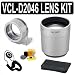 Electronics : Sony VCL-D2046 46mm Tele Conversion Lens for Sony W170/ W150/ W130/ and W120 Digital Cameras + Accessory Kit