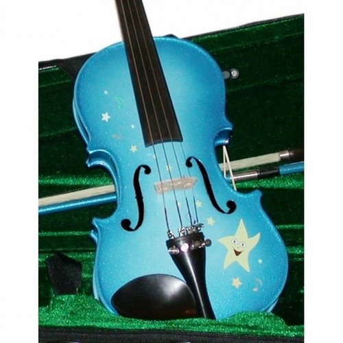 Rozanna's Student Violin Outfit - Twinkle Star Blue, 1/16th On Sale