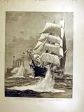 SPANISH-AMERICAN WAR SHIP PHILIPPINES BOLINAO 1898