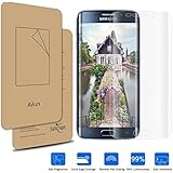 Galaxy S6 Edge Screen Protector,by Ailun,Curved Edge-to-edge Full Coverage,Ultra Clear,Anti Scratches,Bubble Free,Reduce Fingerprint&Oil Stains Coating,HD PET Film,Case Friendly-Siania Retail Package
