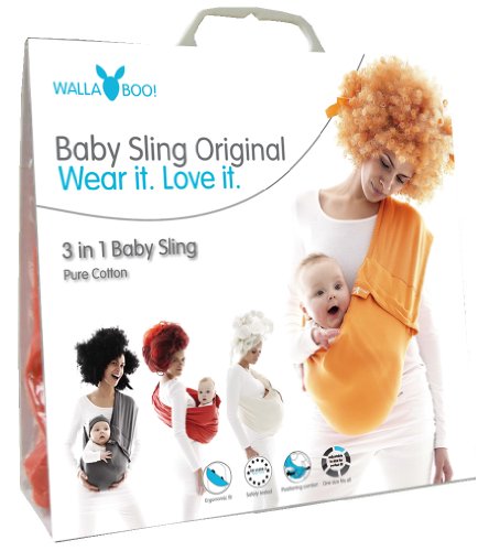 Wallaboo - 03101806 - Baby Sling - Coton - Bleu (True Blue)