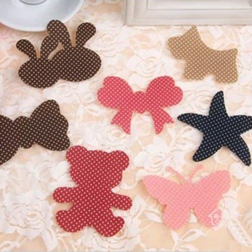 Hair Bangs, Lovely Make up Foretop Posted Hair Bangs Magic Sheet 5pcs (Random Styles)