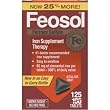 Feosol Ferrous Sulfate Iron Supplement Therapy, Tablets - 125 ea (Pack of 2)