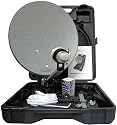 Camping Balkon Koffer Sat-Anlage digital im praktischen Hartschalenkoffer inkl. Saugfuß + HD-Profi Universal Single LNB 0,1dB + Anschluss SET mit Wetterschutz