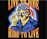 Simran SB-120 Swigs Biker Design 50 x 60 Inch Full Color Polar Fleece Blanket