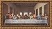 The Last Supper Framed Canvas Art by Leonardo da Vinci,21.9 x 12.2 Framed
