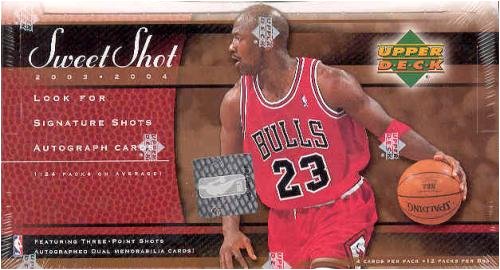 2003 04 Upper Deck Sweet Shot Basketball Unopened Hobby Box