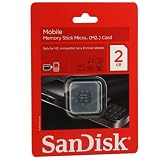Sandisk 2GB Micro M2 Memory Card Stick For Sony PSP GO 1000 2000 3000 Sony Ericsson C902 W890i W995i Satio K770i W580i W610i S500i T606 S500 G900 G700 G502 C510 C901 K850i M600i P1i P990i K630 K660i Mobile Phone Retail Packed