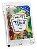 Heinz Heart Healthy Ranch Dressing, Fat Free, 1.5-Ounce Pouches (Pack of 60)