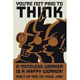 Futurama - Poster Futurama-Don´t Think