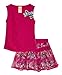 Faded Glory Big Girls 2 Piece Print Challis Tiered Skirt Set
