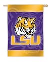 Louisiana State University Fighting Tigers Silk Reflections Flag - Regular Size