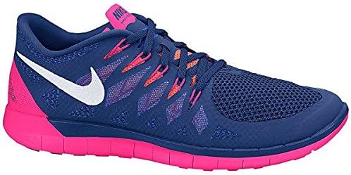 Nike Men's Free 5.0, OBSIDIAN/VOLT-PHOTO BLUE-DARK MAGNET GREY, 11.5 M US