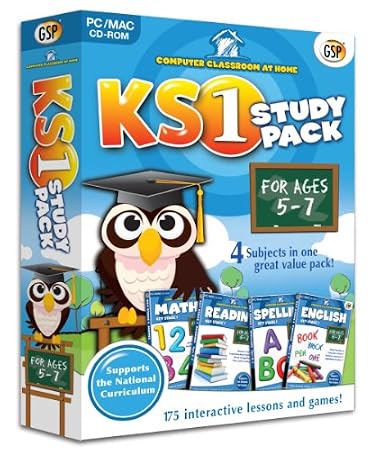 Computer Classroom at Home: Key Stage 1 Study Pack (For Ages 5-7)(PC/Mac)