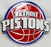 Detroit Pistons Enamel Belt Buckle, NBA Basketball Buckle