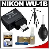 Nikon WU-1b Wireless Mobile Adapter for D600 DSLR Camera Sends Images Directly to your iPhone or Android Smartphone or iPad Tablet + Tripod Kit