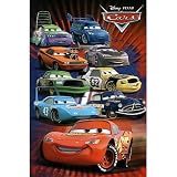 Cars (Racing Group) Movie Poster Print - 22" X 34"